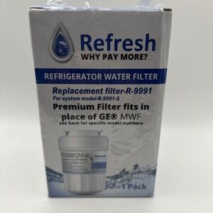 Refresh R-9991 Replacement for GE MWF MWFA MWFAP MWFDS Refrigerator Water Filter